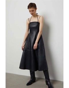 Кожаное платье, черный Answear lab