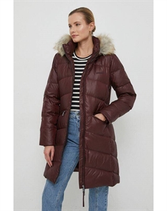 Пуховик, бордовый Calvin klein