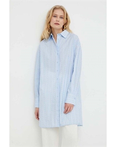 Хлопчатобумажную рубашку, синий Twinset