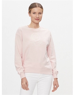 Толстовка обычного кроя, розовый Tommy hilfiger