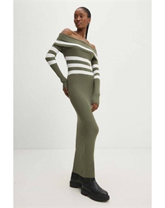 Шерстяное платье, зеленый Answear lab