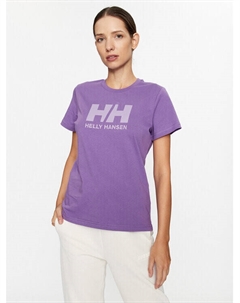 Футболка стандартного кроя, фиолетовый Helly hansen