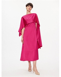 Коктейльное платье стандартного кроя Weekend Max Mara, розовый Weekend max mara