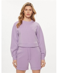 Толстовка обычного кроя, фиолетовый Guess