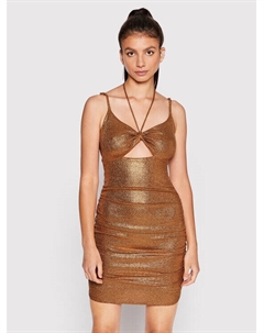 Коктейльное платье узкого кроя, оранжевый Guess