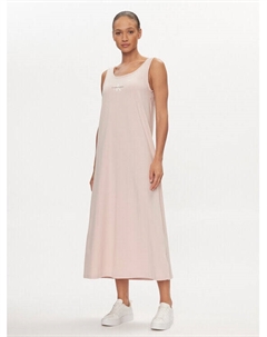 Летнее платье свободного кроя, розовый Calvin klein