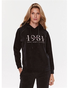 Толстовка обычного кроя, черный Guess