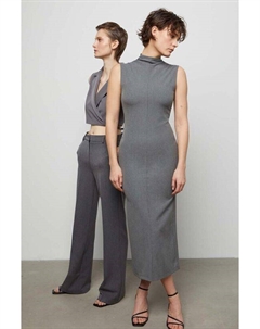 Шерстяное платье, серый Answear lab