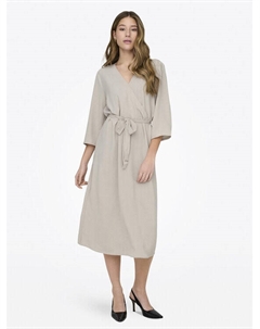 Летнее платье стандартного кроя, бежевый Jdy