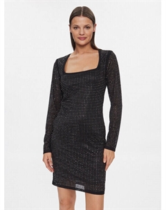 Коктейльное платье облегающего кроя, черный Guess