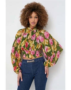 Блузка, зеленый Guess