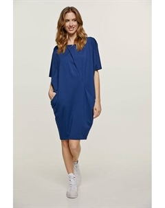 Синее платье «летучая мышь» punto di roma, синий Conquista