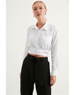 Рубашка с леопардовым узором, белый Herita