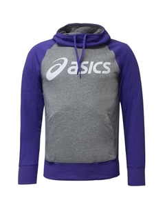 Женская толстовка с логотипом/фиолетового цвета, серый Asics