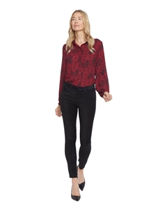 Брюки скинни, Faux Suede Ami Skinny Pants Nydj