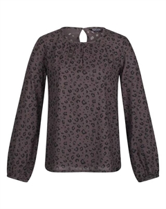 Женская блузка Hadria с животным принтом, черный Regatta