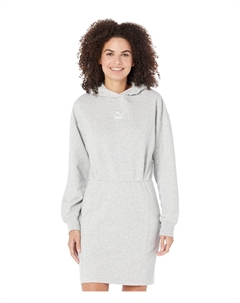 Платье Classics Hooded, светло-серый Puma