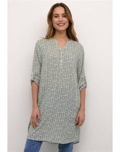 Туника BPMETTE NOTCH NECK, цвет grey graphic stripes Kaffe