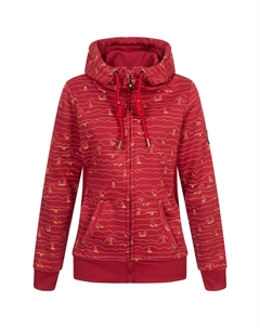 Толстовка Kapuzensweatshirt ANKERGLUTWELLE, красный Deproc active