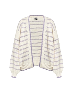 Толстовка Strickjacke, цвет Wollweiss Flieder Dreimaster