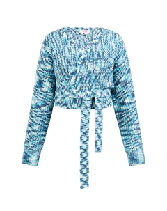 Толстовка Wickeljacke Aus Strick, синий Mymo