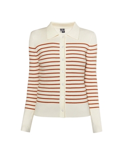 Толстовка Strickjacke, цвет Wollweiss Orange Dreimaster