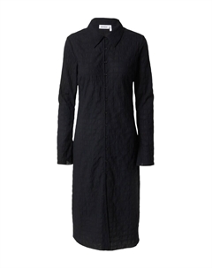 Платье-рубашка, черный Weekday