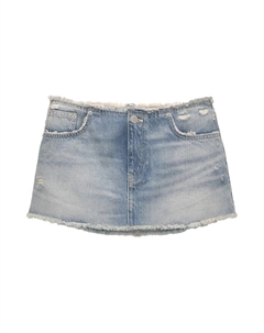 Юбка, синий деним/голубой Pull & bear