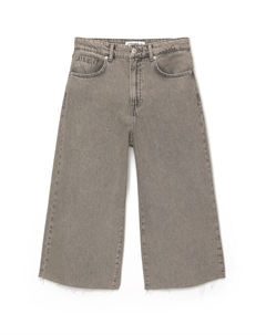 Широкие джинсы, пятнистый коричневый Pull & bear