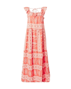 Летнее платье DICTHE, оранжевый Vero moda