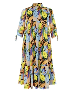 Платье-рубашка, разноцветный Yoek