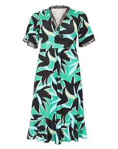 Платье  LACE, зеленый Yoek