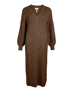Вязаное платье MALENA, пятнистый коричневый Object