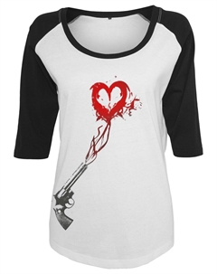 Топ PISTOL HEART, белый Merchcode