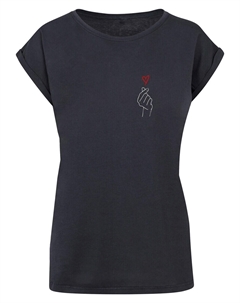Футболка K HEART, ночная синяя Merchcode