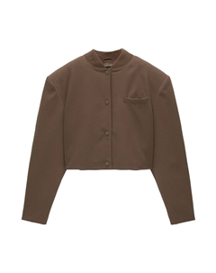 Межсезонная куртка, цвет Chocolate Pull & bear