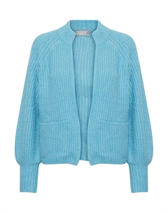 Вязаный кардиган BEVERLY, светло-синий Fransa