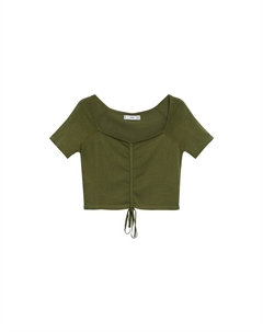 Футболка, оливковый Mango