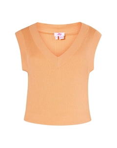 Топ Strickpullunder, оранжевый Mymo