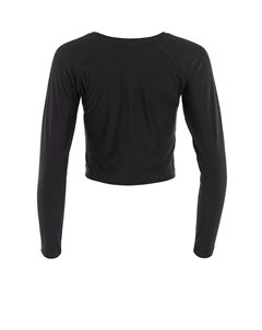 Лонгслив Functional Light and Soft Cropped Long Sleeve Top AET116LS, черный Winshape