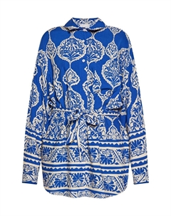 Длинная блузка Blouse, синий Usha