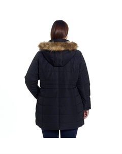 Парка больших размеров с отделкой из искусственного меха и капюшоном Weathercast