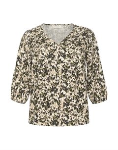 Блузка Cala, цвет Cream/Sand Kaffe curve