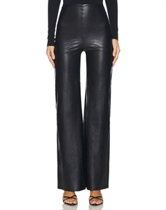 Широкие брюки из искусственной кожи, черный Commando
