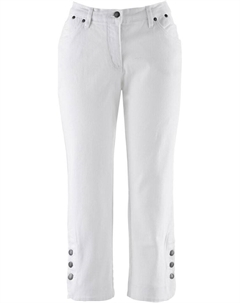 Джинсы стрейч 3/4, белый Bpc selection
