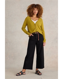 Широкие укороченные джинсы Tia, черный White stuff