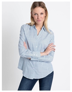 Блуза Hemdbluse, синий More&more