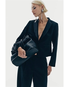 Индивидуальный пиджак смокинг, черный H&m