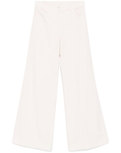 Брюки из фланели с высокой талией, серый Aspesi