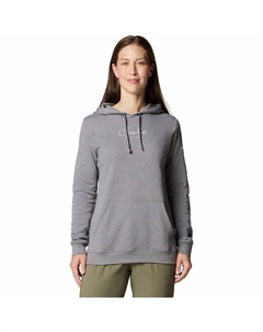 Женский пуловер с капюшоном Trek с рисунком, цвет City Gray Heather Columbia